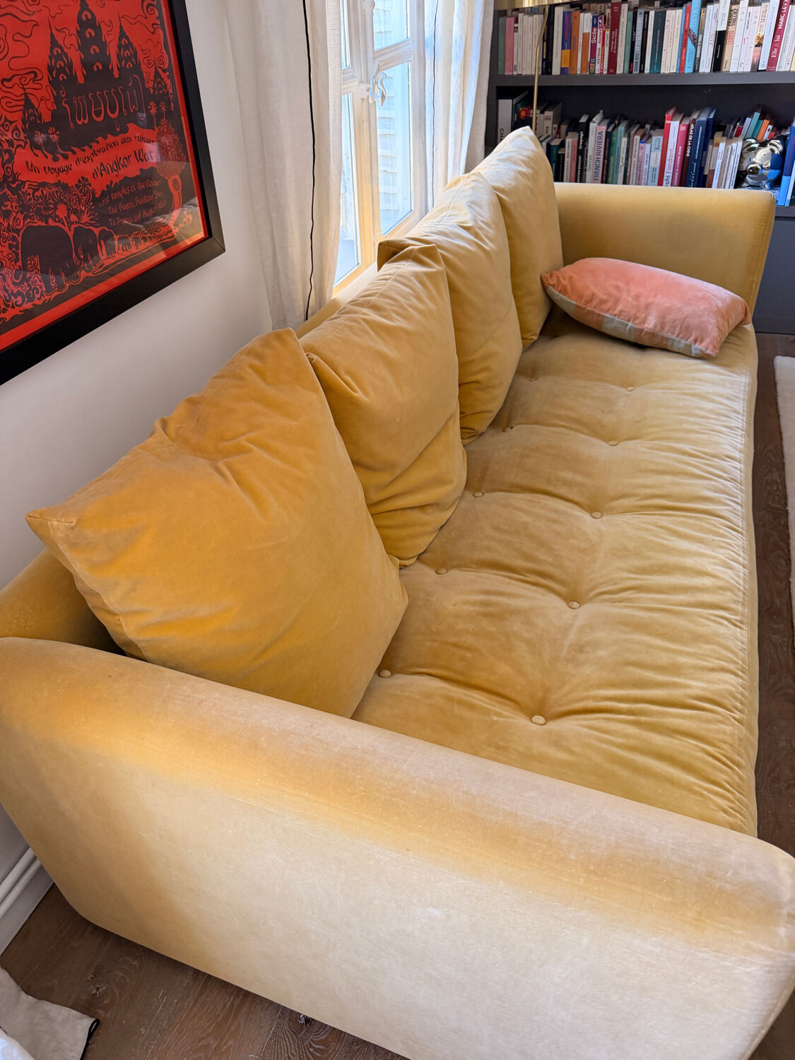 Mustard Caravan Canapé