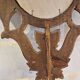 Antique Italian Polychrome Carved Wooden Mirror