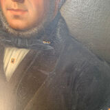 Notable portrait XIX, man, oil on canvas, to restore