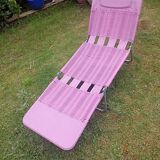 Vintage sun lounger
