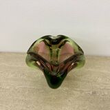 Mid century Murano glass bowl , 1970s