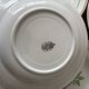 Set of 8 antique deep plates KG Lunéville, floral berry decoration.