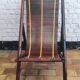 Transat en bambou vintage artisanal