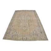 Tapis floral vintage anatolien Sku1834