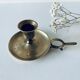 Vintage brass candle holder
