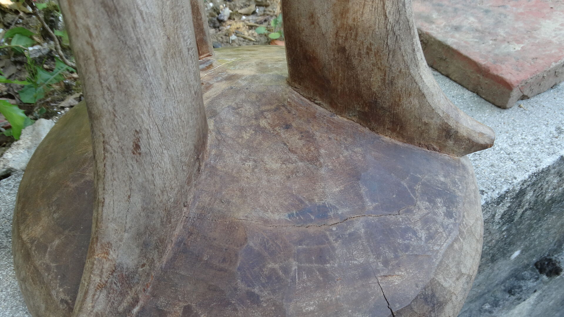 African wooden stool