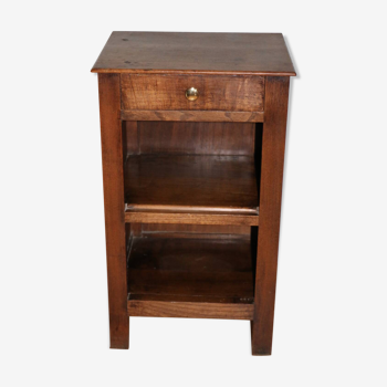 Dark oak side/bedside table