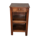 Dark oak side/bedside table