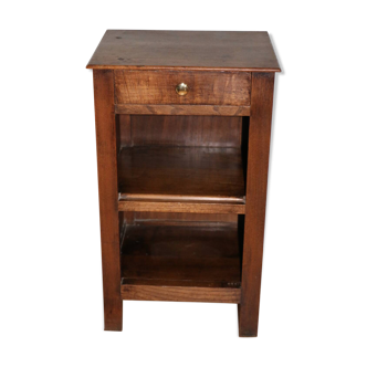 Dark oak side/bedside table