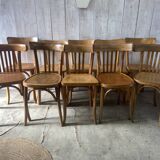 Chaises bistrot dépareillées (baumann, fischel..)