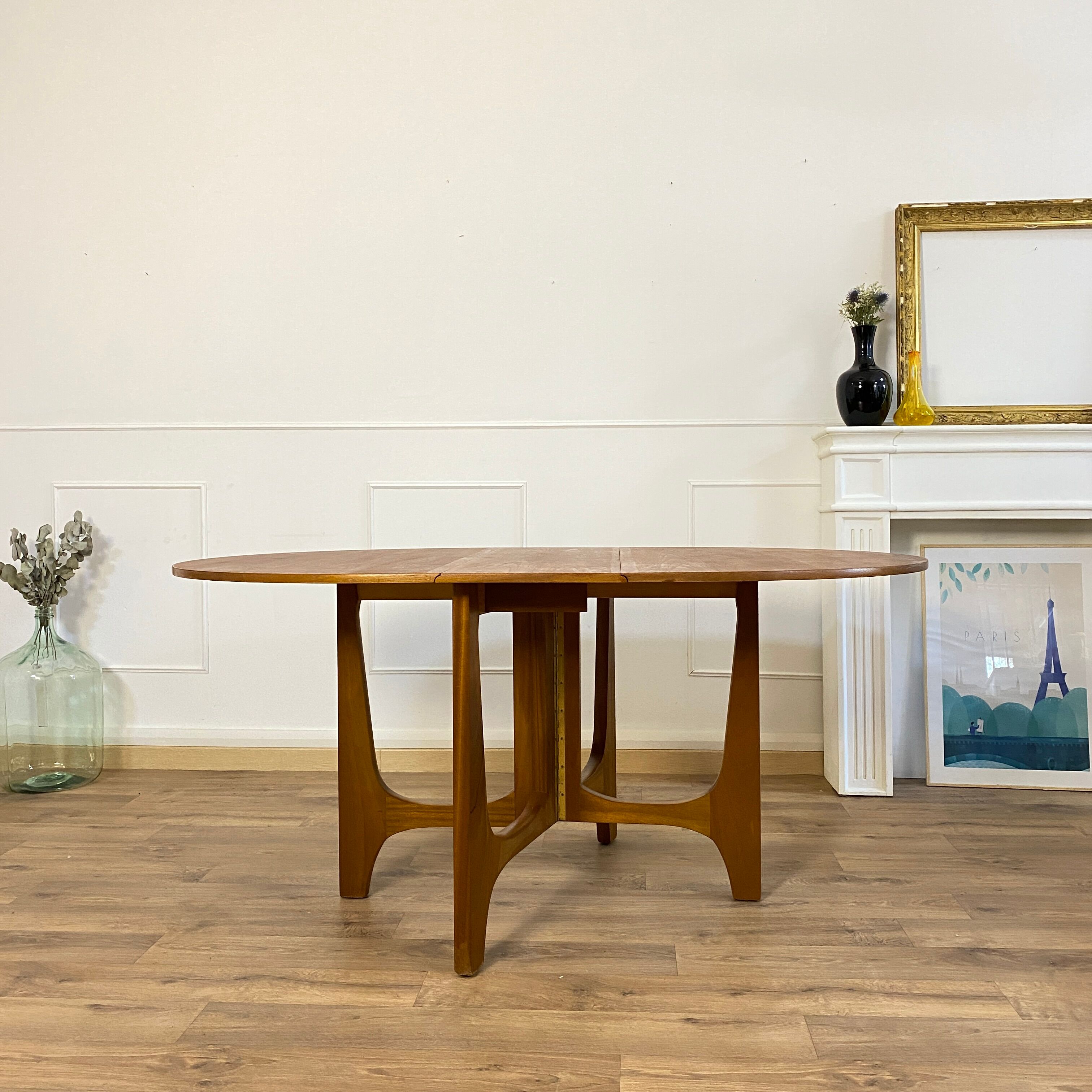 Folding vintage dining table