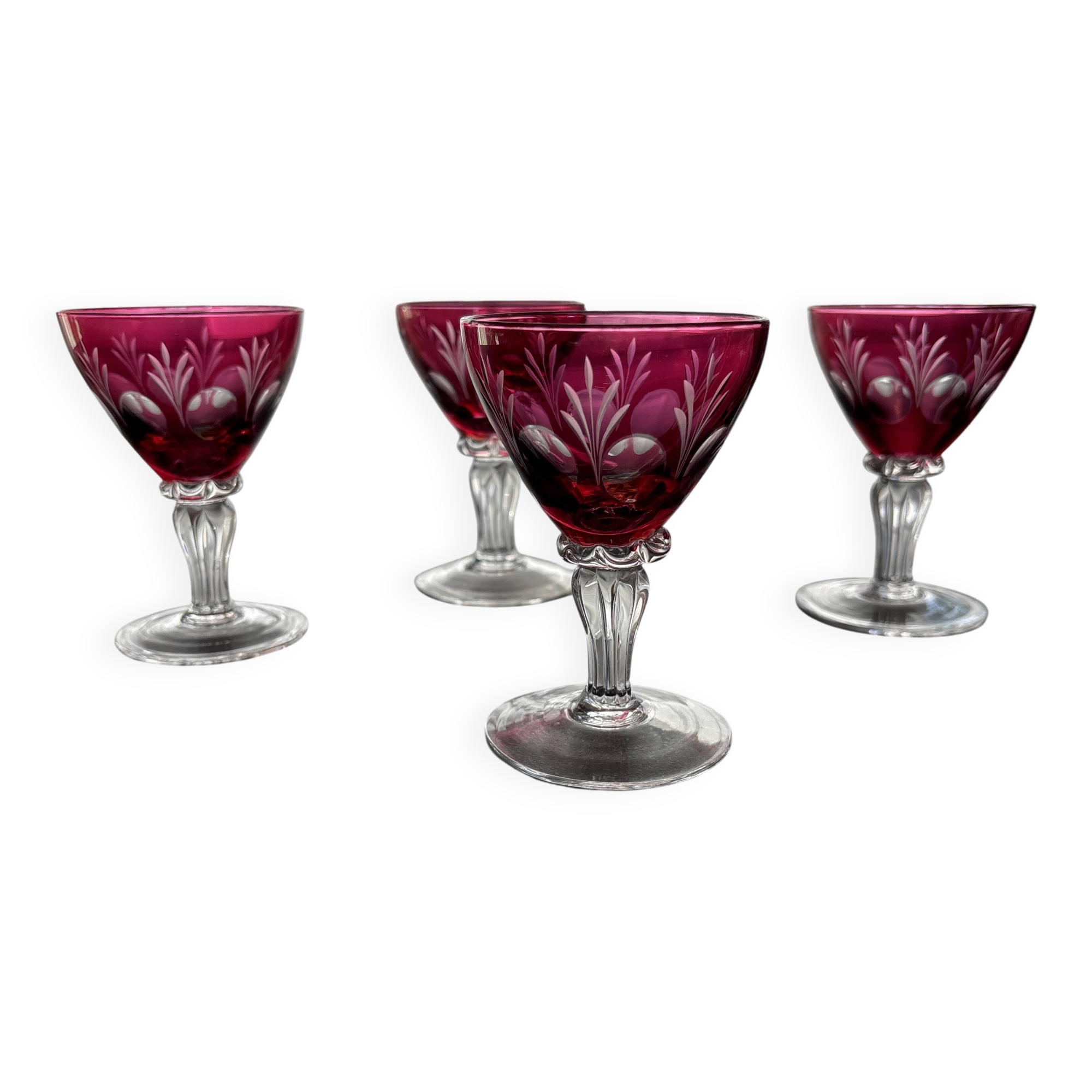 Crystal liqueur glass