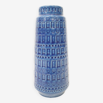 Grand vase Scheurich bleu d'Allemagne de l'Ouest Modèle 260-30