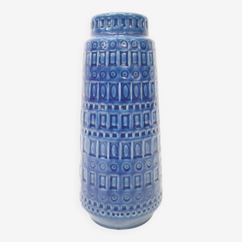 Large blue West Germany Scheurich vase Model 260-30