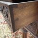 Bureau plat en chêne massif de style Renaissance