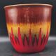 Vintage hand decorated La Céramique de Paris plant pot