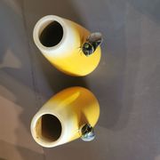 Paire de vases vintage massier vallauris