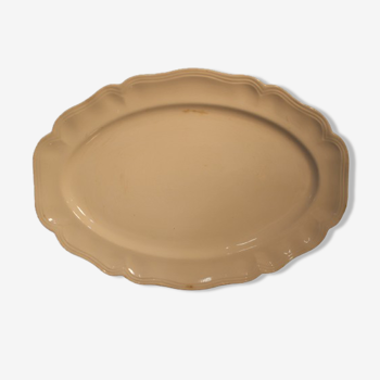 Oval dish "SARREGUEMINES"