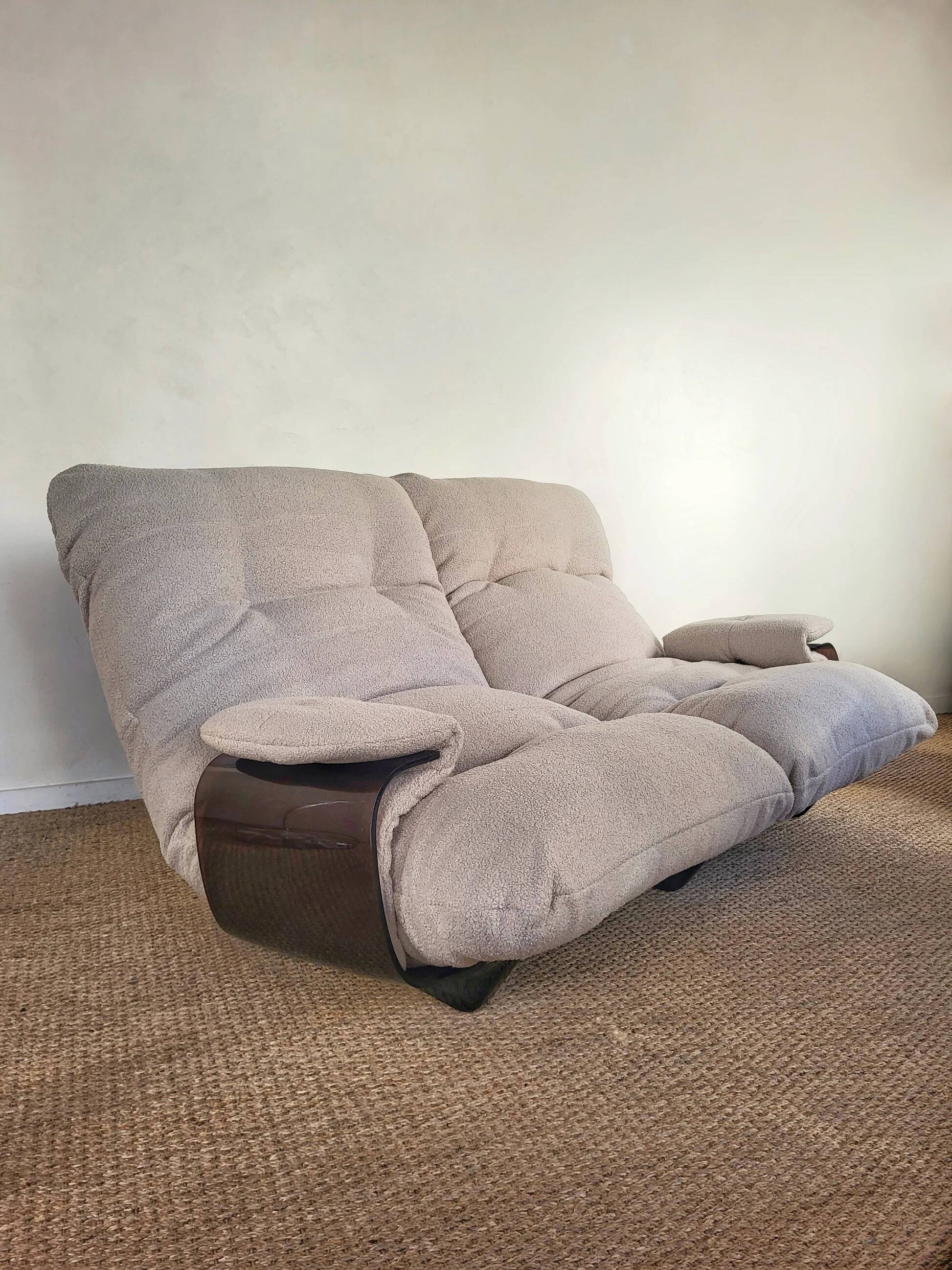 Marsala two-seater sofa