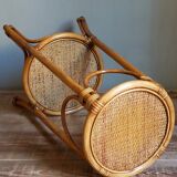 High harness in vintage rattan