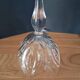 Crystal wine glasses with petal decoration