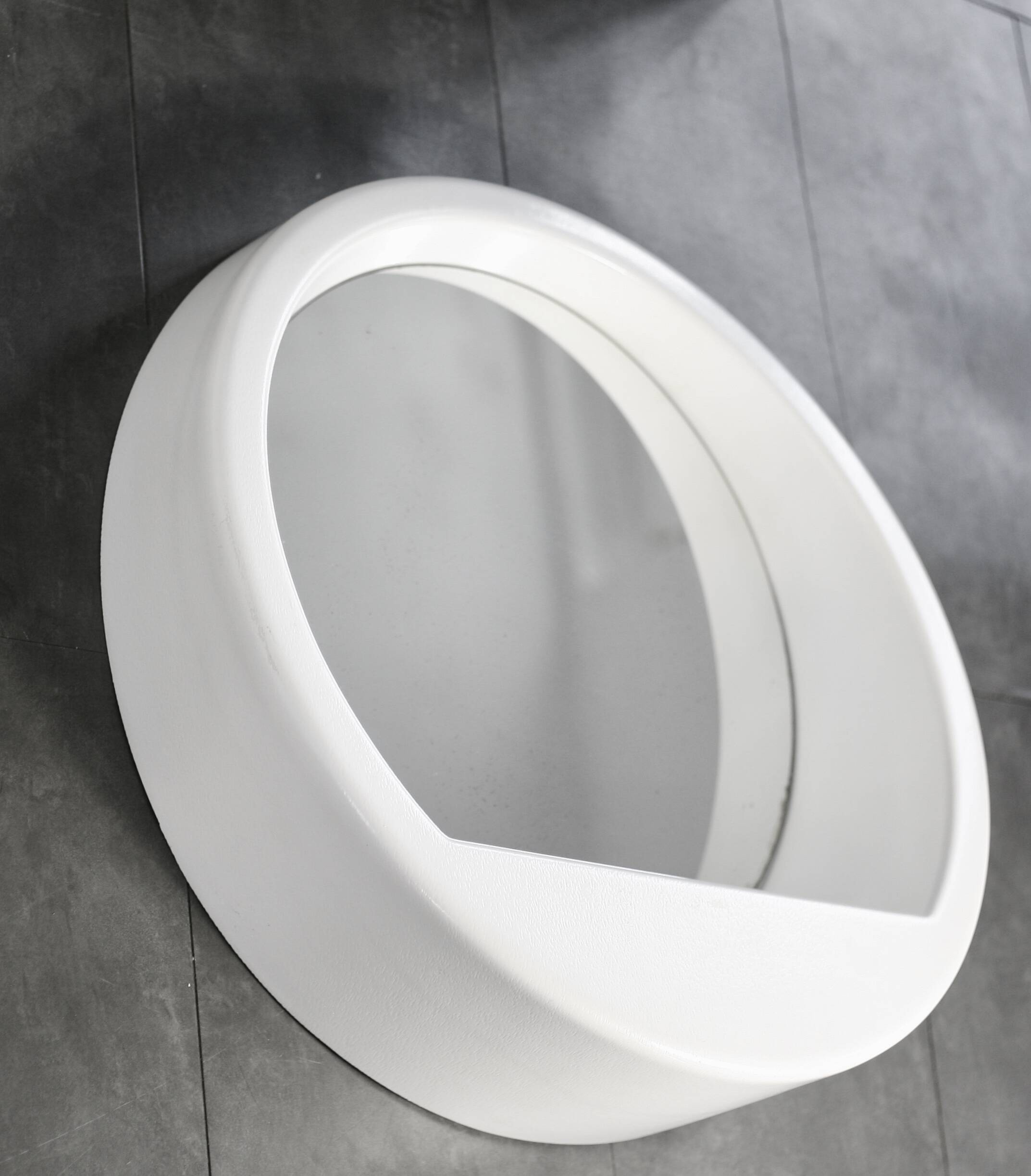 "Space age" mirror, resin, 70s