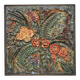 Ceramic floral relief wall sculpture by Neubauer, 1970s