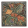 Ceramic floral relief wall sculpture by Neubauer, 1970s