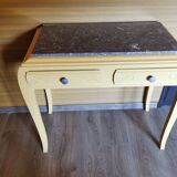 Grey marble art deco console