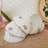 Set of 4 porcelain bowls of old limoges