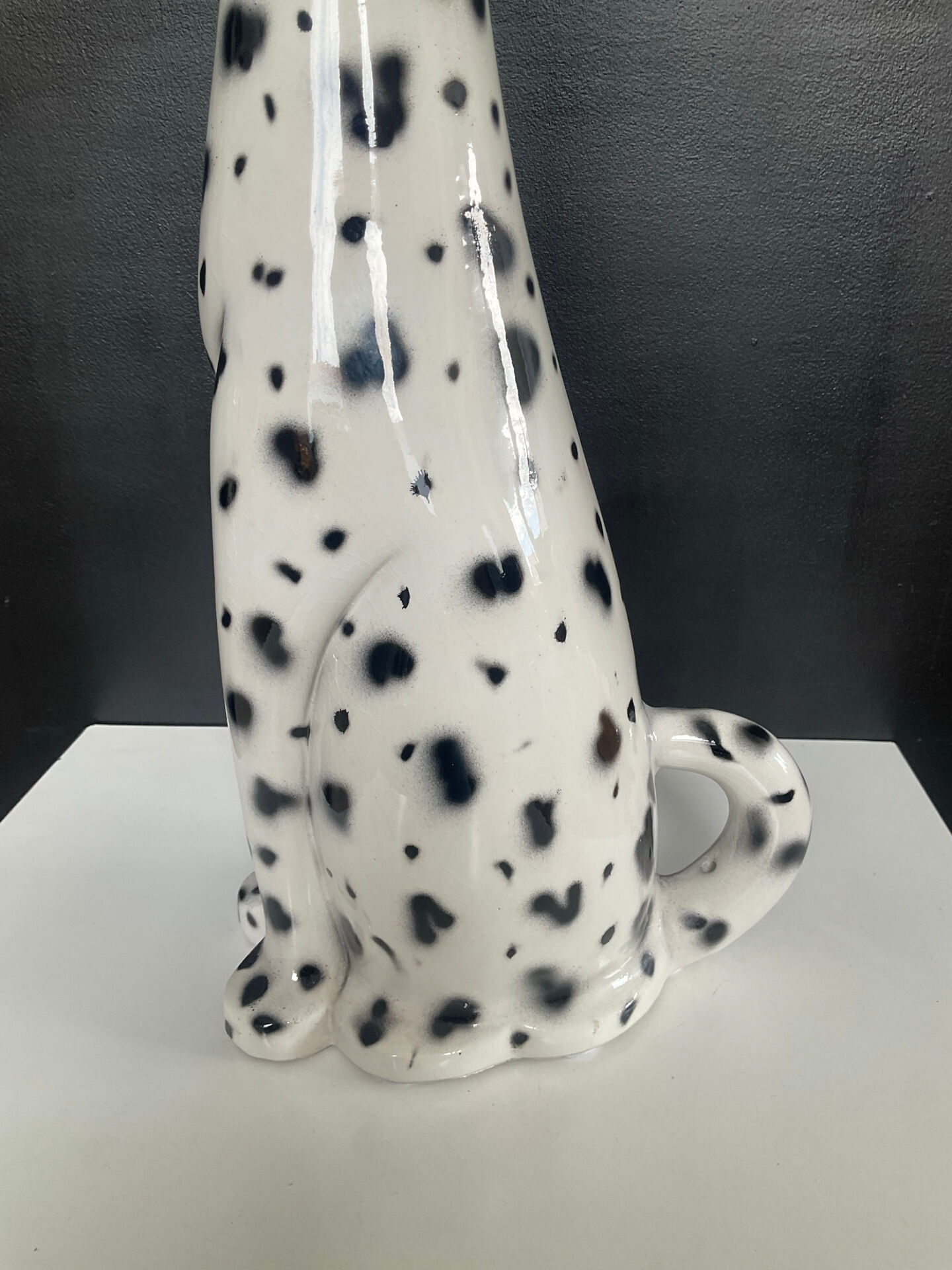 Large Dalmatian in Italian ceramic from the 1970s.