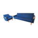 Duo 1 sofa daybed 1 club chair year 50 60 blue