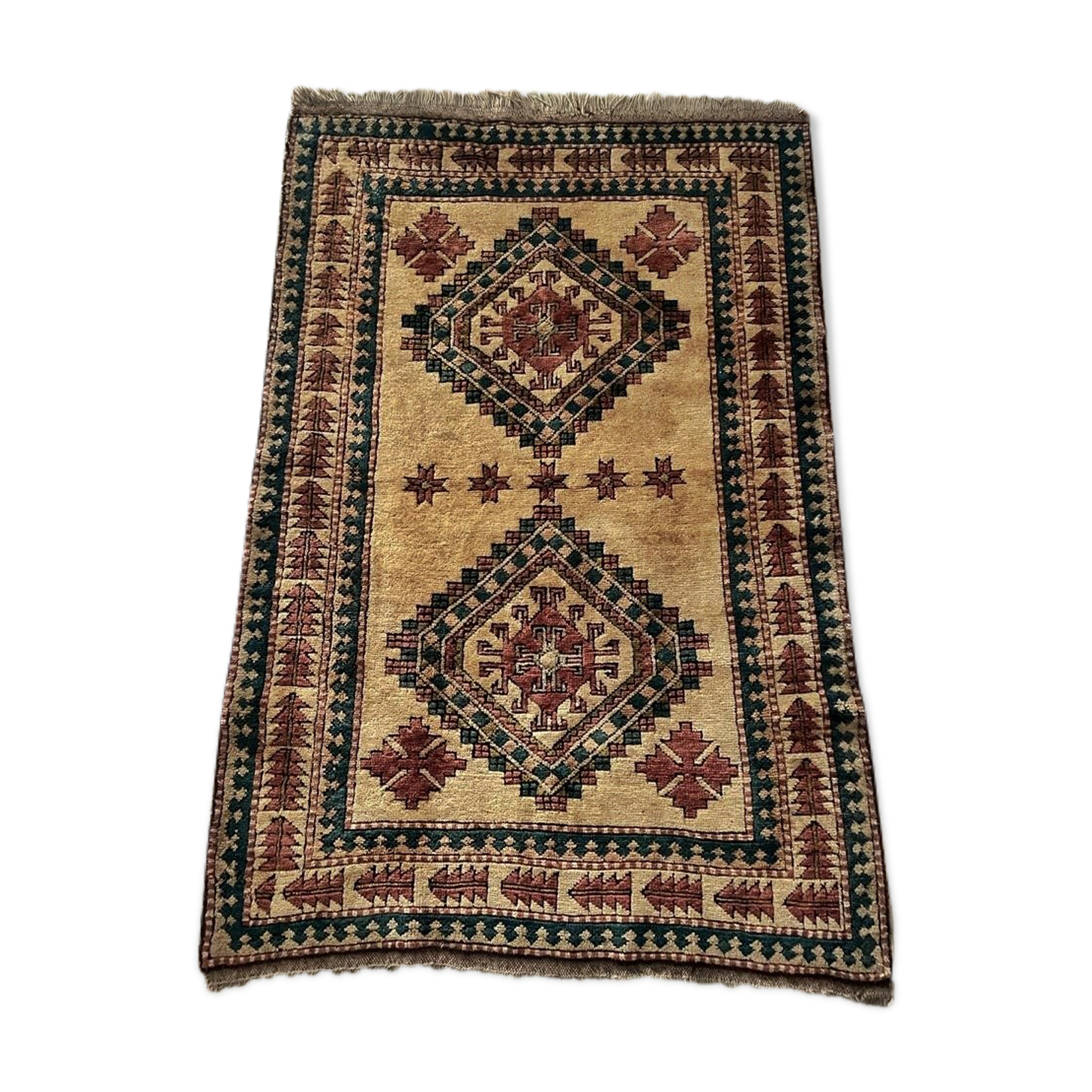 Artisanal Iranian carpet 180x123cm