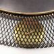 Vintage metal and brass openwork mirror Vereinigte Werkstätten Munich 1950