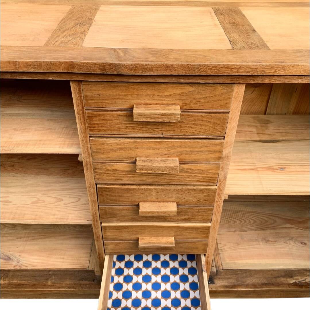 Buffet René Gabriel pieds compas 1945/50