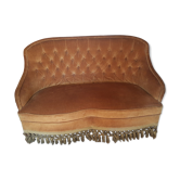 Two-seater sofa toad style