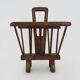 1950s Brutalist Wooden Magazine Rack