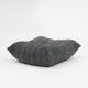 Togo lounge chair and pouf in black fabric by Michel Ducaroy for Ligne Roset, 1973, set of 2