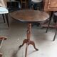 Pedestal table console wood legs tripod wood dp 052307