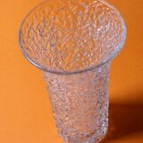 Pressed Glass Vase by Václav Hanuš / Libochovice / Czech Republic / 1970