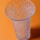 Pressed Glass Vase by Václav Hanuš / Libochovice / Czech Republic / 1970