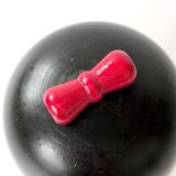 Vintage Japanese kokeshi doll, hand-painted wood