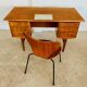 Vintage retro danish mid century teak desk 1960s