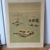 Camargue Landscape Illustration