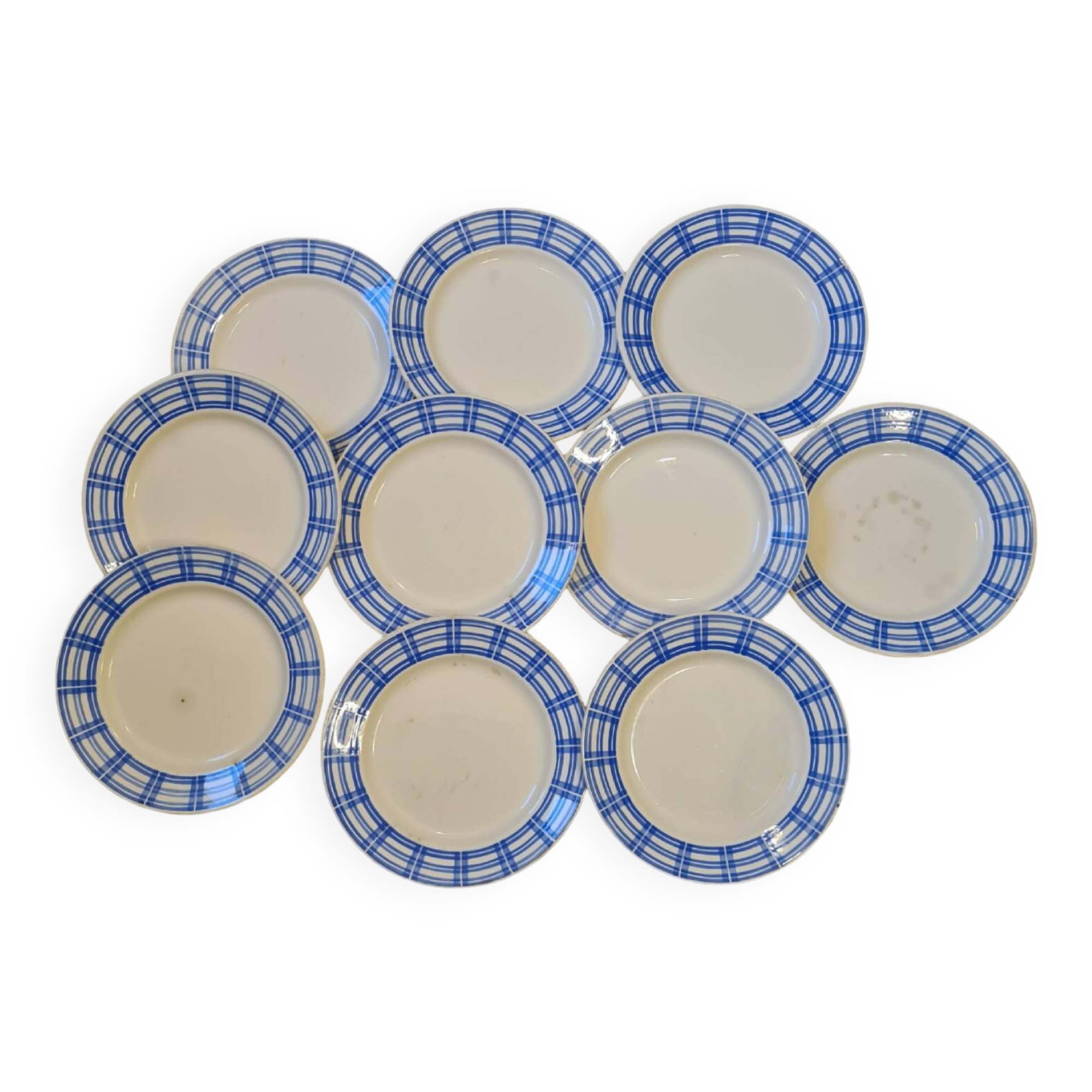 Old Badonvillers dessert plates