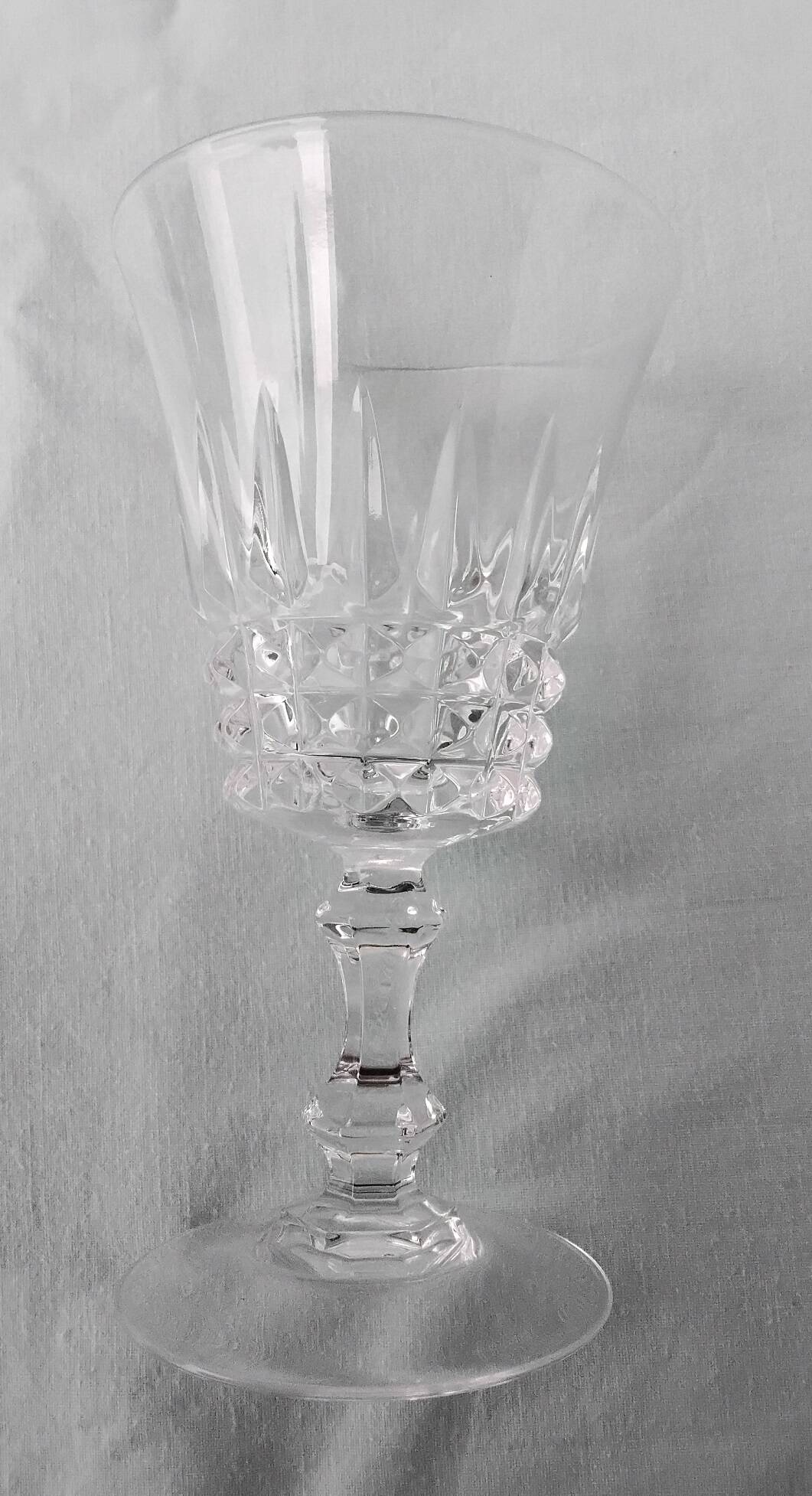 Crystal footed glasses