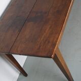 Antique 19th Century French Rustic Farmhouse Dining Table Fruitwood