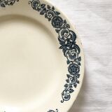 6 flat plates Terre de Fer mismatched