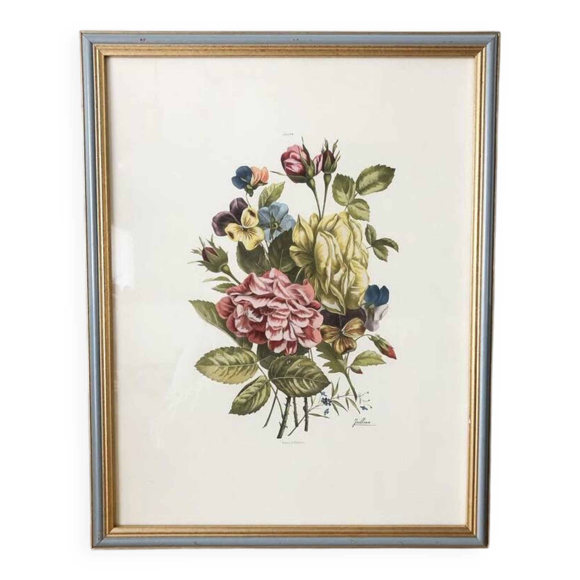 Vintage flower frame Jullien