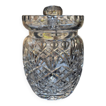 Bohemian crystal biscuit box table art small sweets